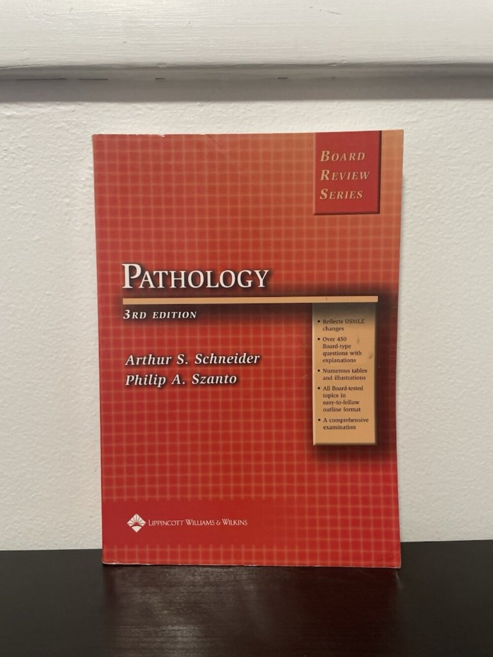 BRS Pathology Philip A. Szanto Textbook Arthur S. Schneider Book 2005 Paperback